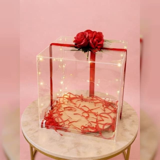 Acrylic Cake Display Box | Transparent Cake Box