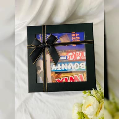 Purple Snack Gift Box Acrylic Snack Surprise Box