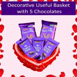 Sorry Gift Basket – Scroll Greeting Card & Dairy Milk Chocolate Assortment thumbnail 4