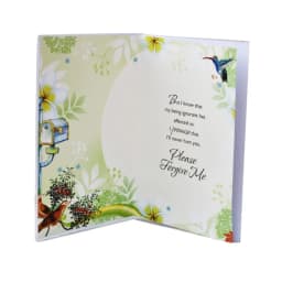 Apology Gift Pack Sorry Card, Soft Teddy, 12 Scented Roses & Chocolate thumbnail 2