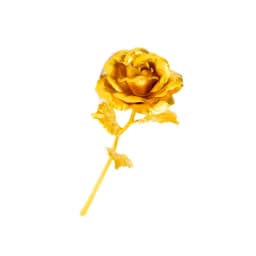 Sorry Gift Box Greeting Card, 6 Red Roses Gold Dipped Soft Teddy & Chocolate thumbnail 7