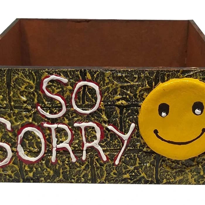 Sorry Gift for Girlfriend Scroll Card, Chocolates & Teddy Basket cover image 2