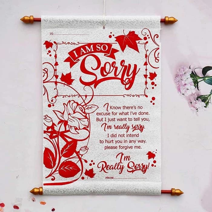 Sorry Gift Combo – Scroll Greeting Card with Basket & 4 Dairy Milk Chocolates cover image 6