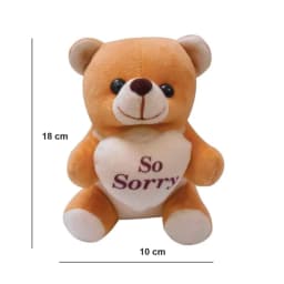 Apology Gift Set Sorry Card, Chocolate & Soft Teddy Bear thumbnail 2