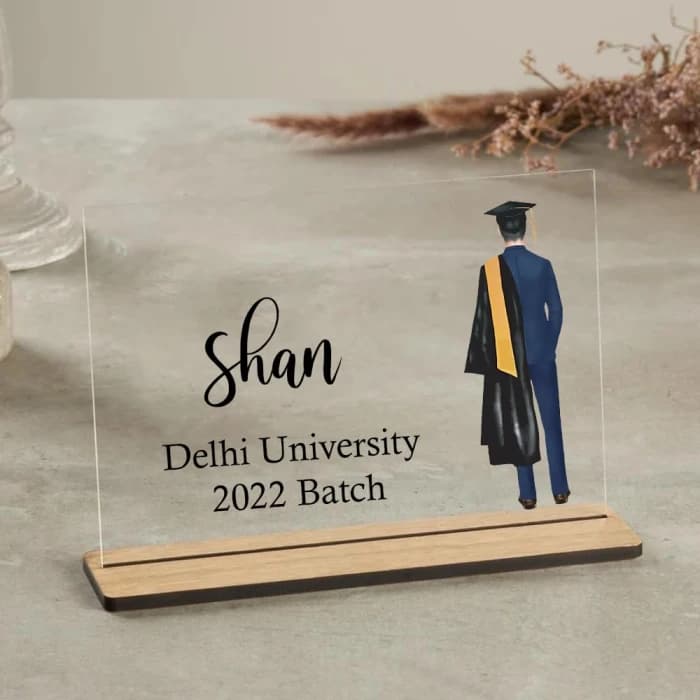 Customized Graduation Plaque Personalized Name College & Year