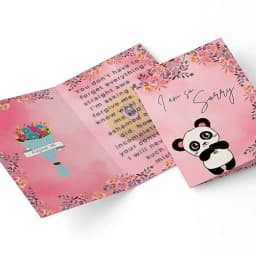 CLUZE Sorry Gift Combo – Greeting Card & Dairy Milk Silk (60g) thumbnail 4