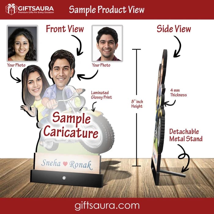 Custom Graduation Caricature Handcrafted Wooden Standee cover image 3
