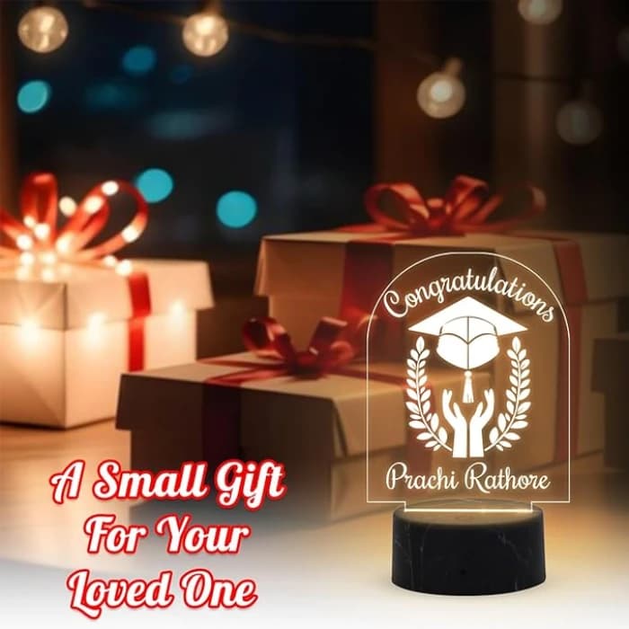 Personalized Graduation LED Lamp – Custom Engineer Graduation Gift cover image 3