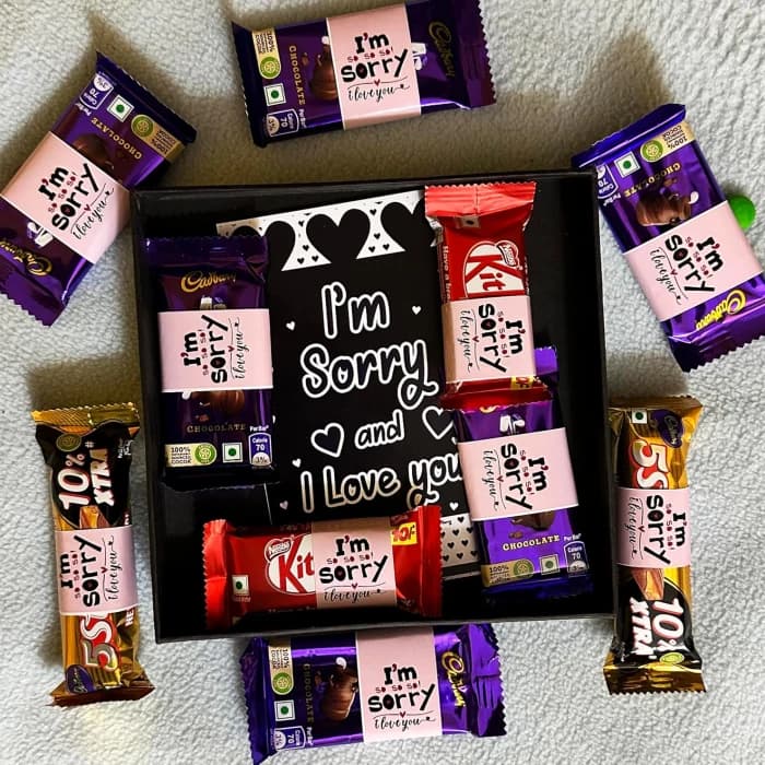 I’m Sorry Chocolate Gift Box with Card Apology Gift for Girlfriend, Boyfriend, Spouse cover image 2