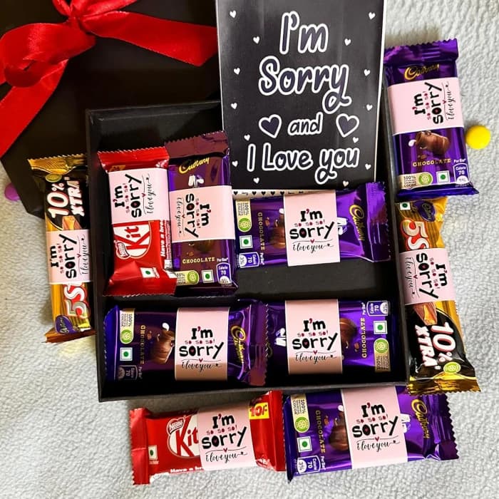 I’m Sorry Chocolate Gift Box with Card Apology Gift for Girlfriend, Boyfriend, Spouse cover image 3
