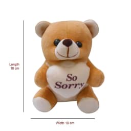 Apology Gift Set Sorry Card, Chocolate & Soft Teddy Bear thumbnail 2