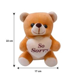 Sorry Gift Hamper – Greeting Card, “I Love You” Teddy Bear & Chocolate Box thumbnail 2