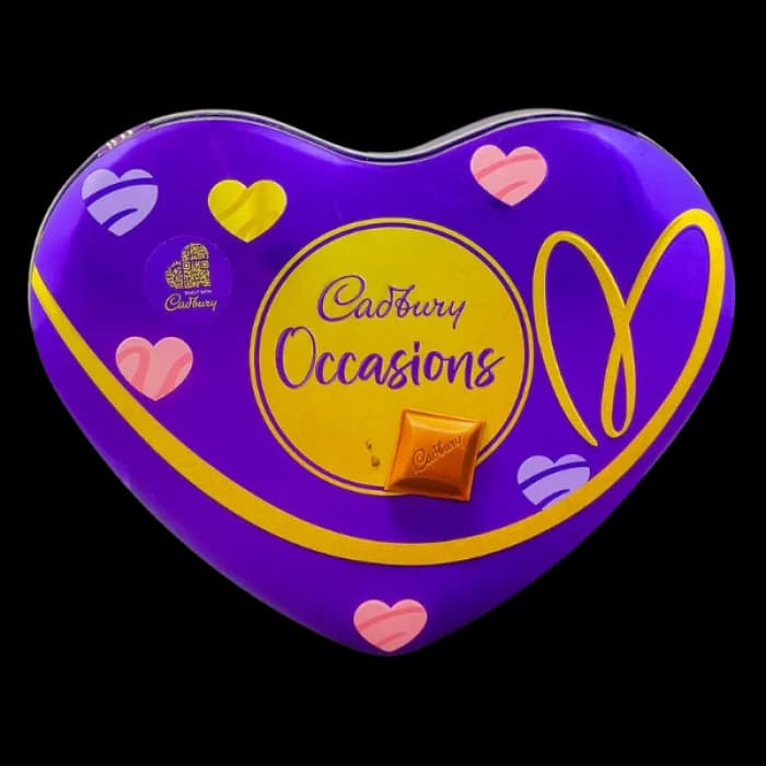 Sorry Gift Combo – Greeting Card, Red Rose & Cadbury Occasions Chocolate Heart Gift Box cover image 1