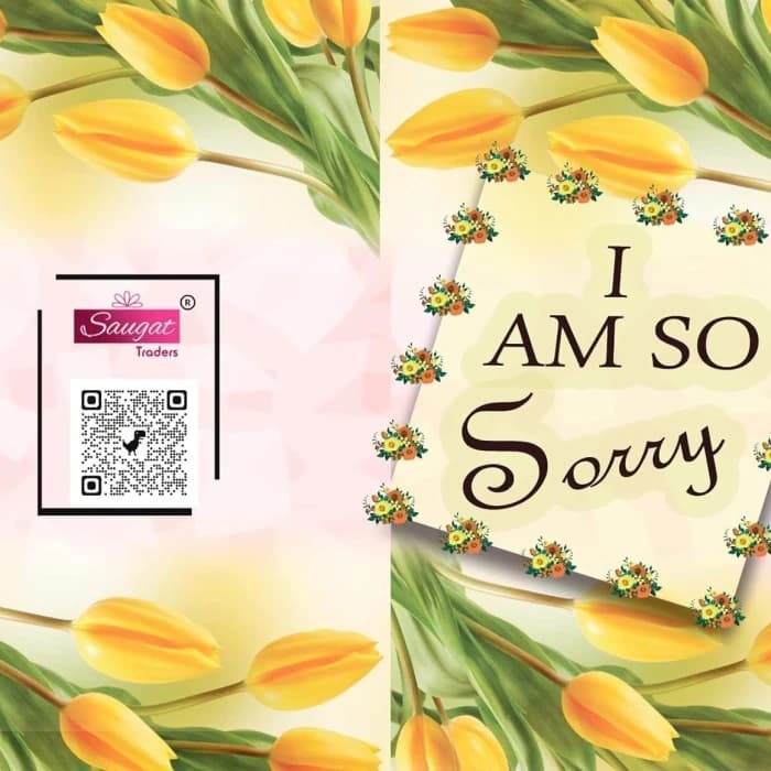 Apology Gift Combo Card, Chocolate, Teddy & Carry Bag cover image 4