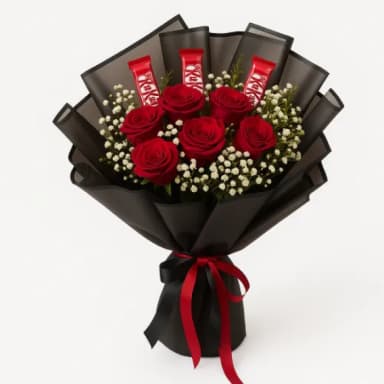 Flowers & Chocolates Gift Bouquets