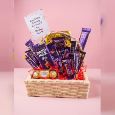 Dairy Milk & Ferrero Rocher Gift Basket