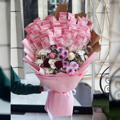 Money Bouquet ₨10,000 Cash Gift Bouquet