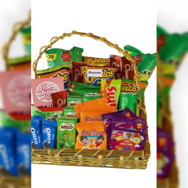 Snack Basket for Kids Fun & Tasty Gift Hamper