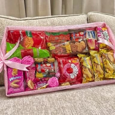 Candy Snack Pack Gift Box Assorted Snacks Surprise Box
