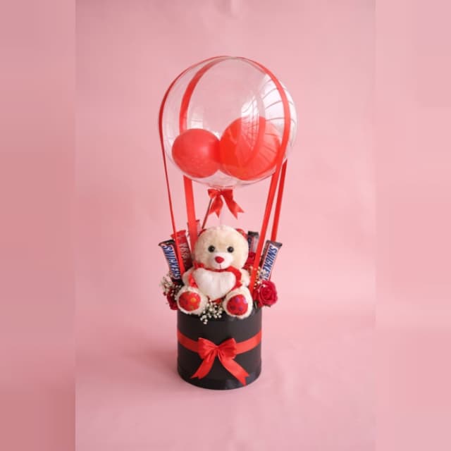 Teddy Balloon Gift Box Romantic Chocolate Gift Pakistan