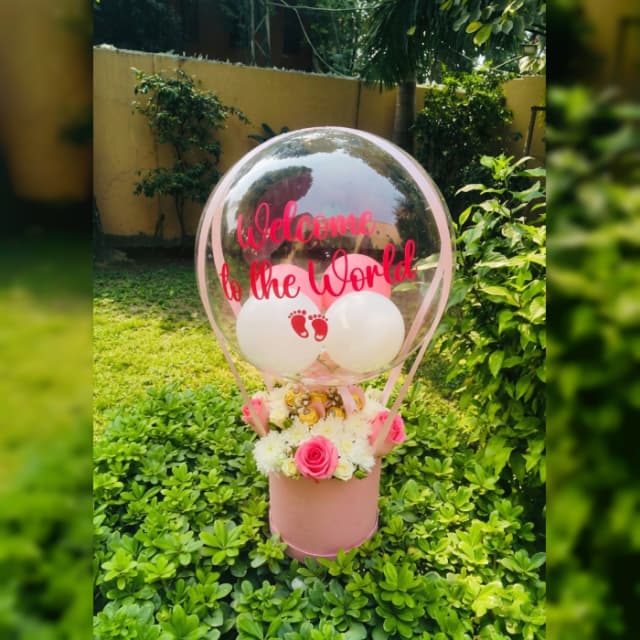 Welcome Baby Girl Bouquet Newborn Flower Gift Pakistan