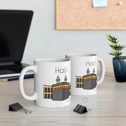 Gift for Hajji Personalized Hajj Mubarak Mug thumbnail 2