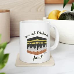 Personalised Umrah Mubarak Ceramic Mug Custom Islamic Gift thumbnail 3