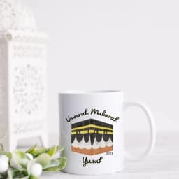 Personalised Umrah Mubarak Ceramic Mug Custom Islamic Gift thumbnail 4