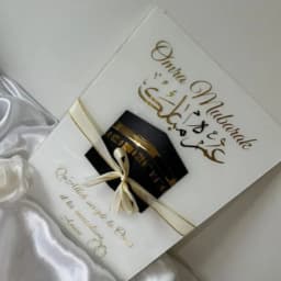 Customizable Omra Mubarak Plexiglass Frame A4 Personalized Islamic Gift thumbnail 3