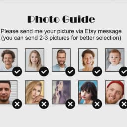 Personalized Male Graduation Caricature Custom Cartoon Portrait with Cap & Diploma thumbnail 4