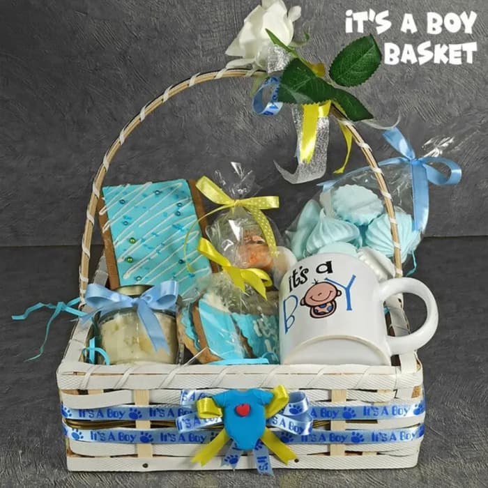 It’s a Boy Basket Newborn Baby Gift Basket
