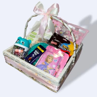 Gift Basket for Girls Fun Toys, Snacks & Stationery