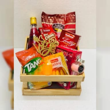 Ramadan Wooden Crate Hamper