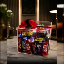 Snack Vault Gift Box Premium Acrylic Snack Hamper thumbnail 2