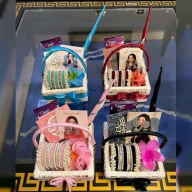 Mini customize eid basket for her