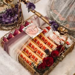 Tray of Love Elegant Snack & Chocolate Gift Set in Pakistan thumbnail 1