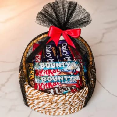 Signature Mix Chocolate Basket Assorted Premium Chocolate Hamper