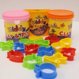 Play Clays Bucket for Kids Creative Modeling Clay Kit thumbnail 2