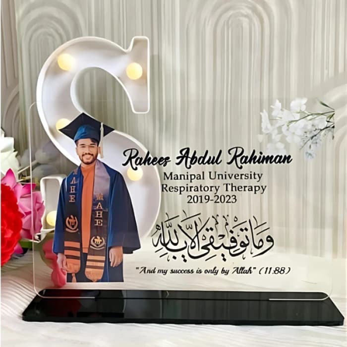 Custom Picture Graduation Frame – Personalized Acrylic with Stand cover image 1