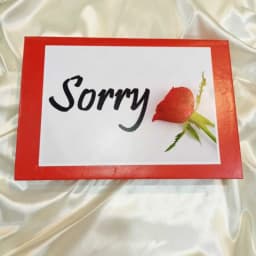 “I’m Sorry” Gift Box – Luxurious Chocolates & Fresh Flower Bouquet thumbnail 2