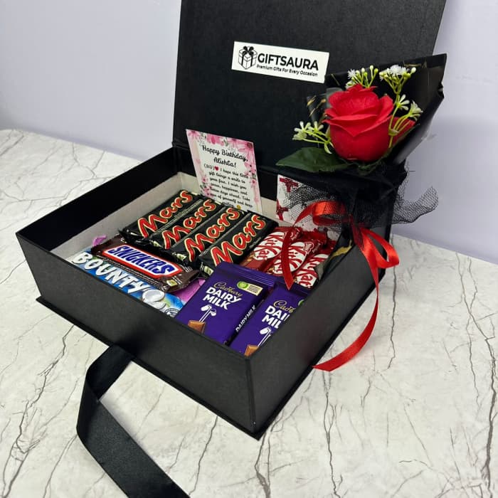 Rose & Cocoa Chocolate Gift Box Premium Chocolates cover image 1