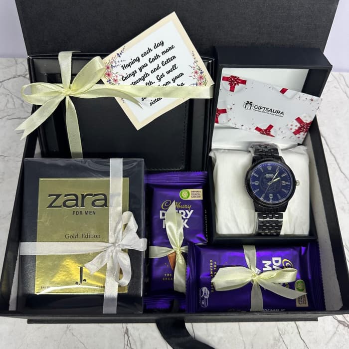 Triple Delight Set Watch, Wallet & Fragrance for Him