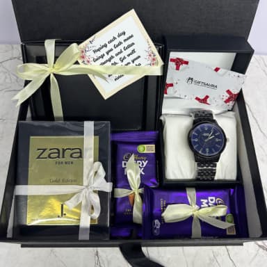 Triple Delight Set Watch, Wallet & Fragrance for Him