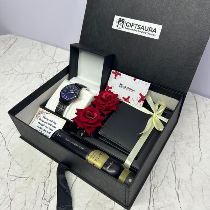 Timepiece & Wallet Combo Gift Box for Him Pakistan cover image 2