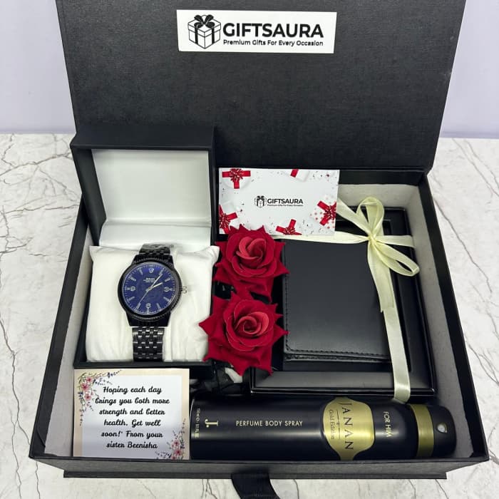 Timepiece & Wallet Combo Gift Box for Him Pakistan