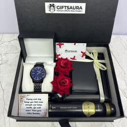 Timepiece & Wallet Combo Gift Box for Him Pakistan thumbnail 1