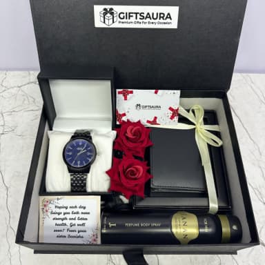 Timepiece & Wallet Combo Gift Box for Him Pakistan