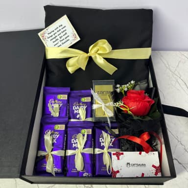 Luxury Chocolate & Rose Gift Box | Premium Gift Hamper