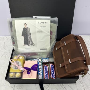 Women’s Gift Hamper with Suit, Handbag & Perfume