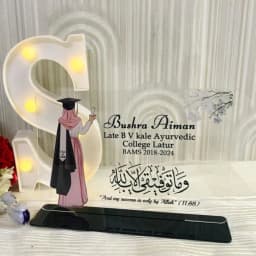 Premium Graduation Frame Custom Acrylic Plaque with Stand thumbnail 4